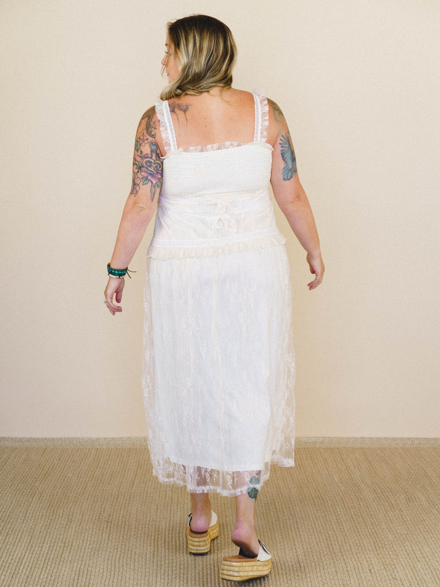 Ballerina Day Dreams Dress - Ecru