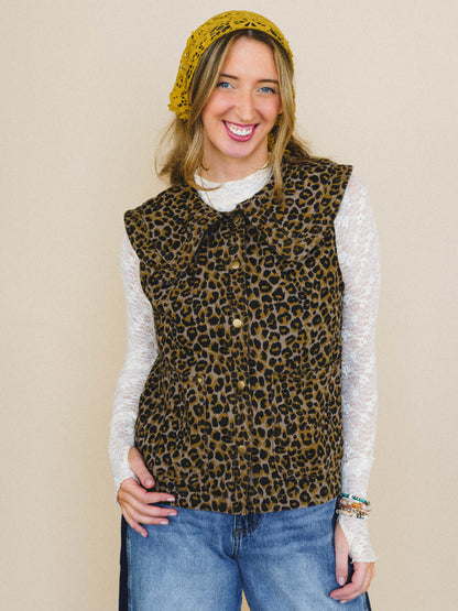 Wild Wonders Vest - Mocha Mousse