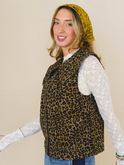 Wild Wonders Vest - Mocha Mousse