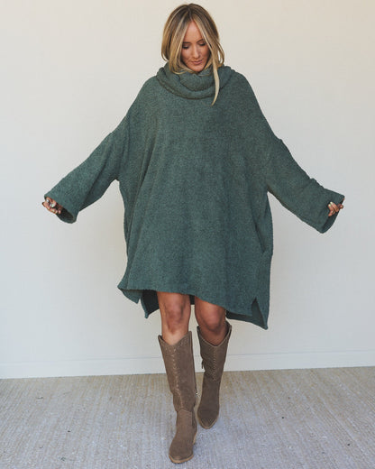The Nest Hartlie Sweater Dress - Basil