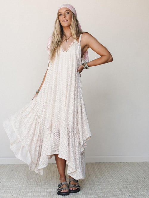 The Nest Breezy Days Maxi Dress - Taupe