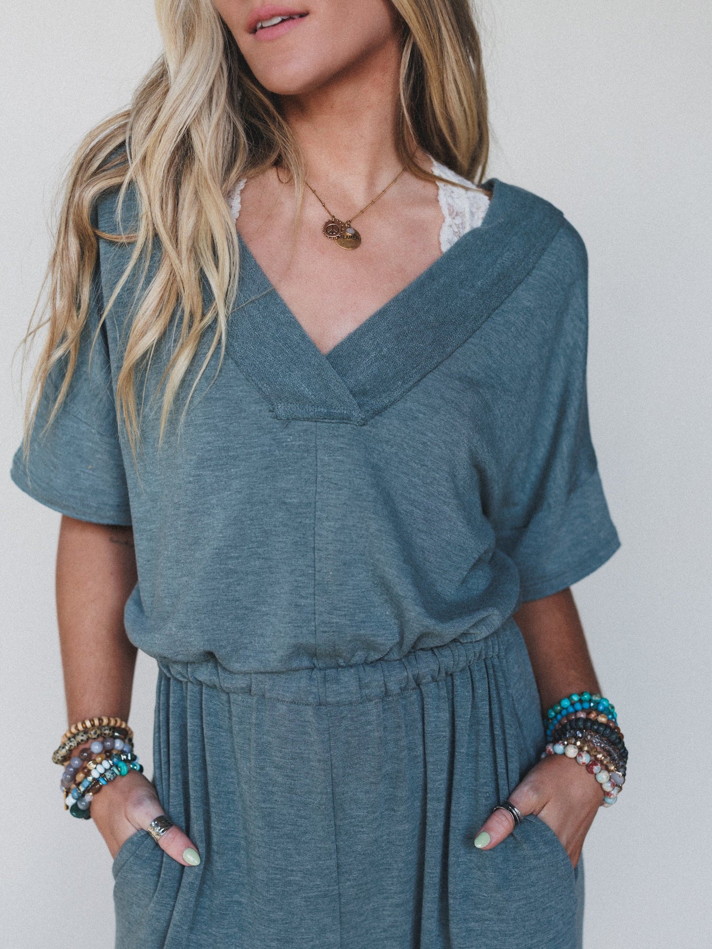 The Nest On The Go Jumpsuit - Olive