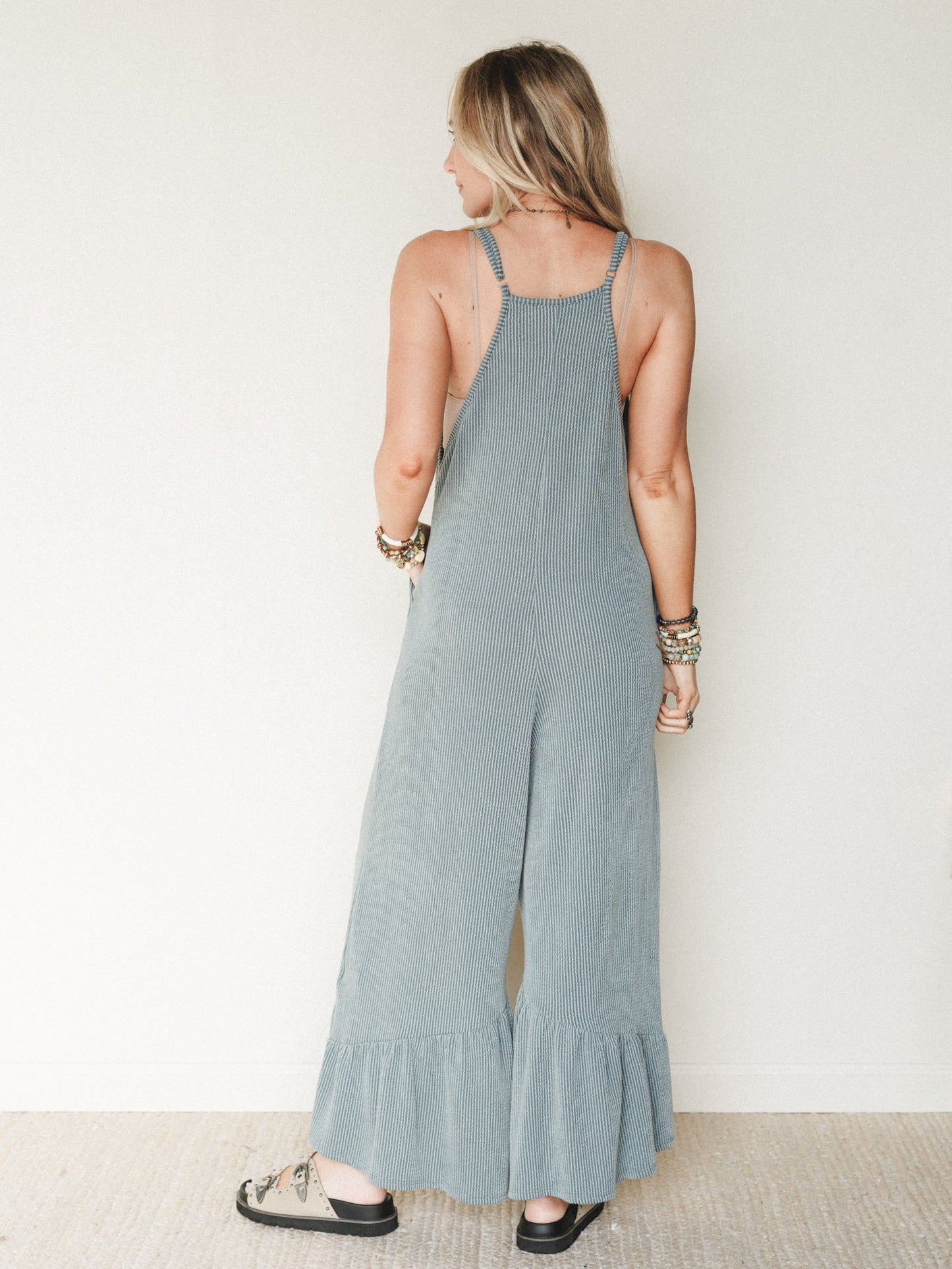 The Nest Sunday Favorite Jumpsuit - Seafoam