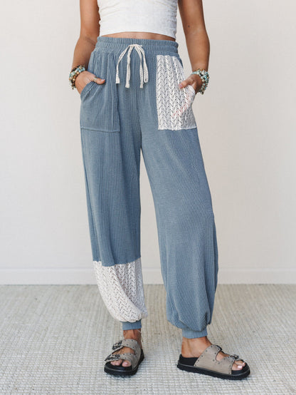 The Nest Weekend Warrior Joggers - Seafoam Cream