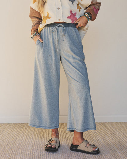 The Nest Jodi Wide Leg Pants - Teal