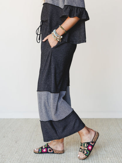 The Nest Soft Horizon Pant - Black
