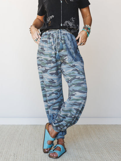 The Nest Weekend Warrior Joggers - Blue Camo