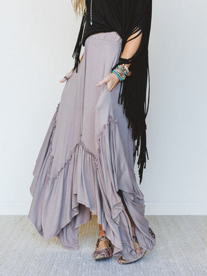 The Nest Forever Beauty Maxi Skirt - Mushroom - Pre Order