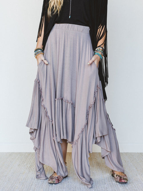 The Nest Forever Beauty Maxi Skirt - Mushroom - Pre Order