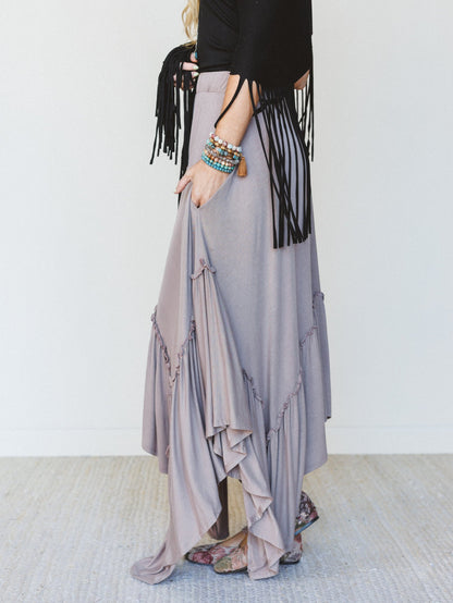The Nest Forever Beauty Maxi Skirt - Mushroom - Pre Order