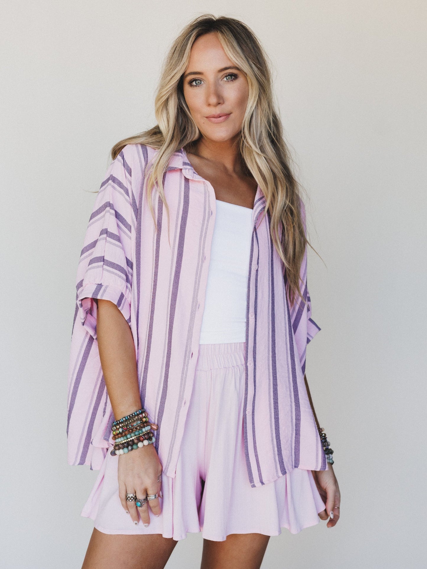 Soul Searcher Pocket Shorts - Light Pink