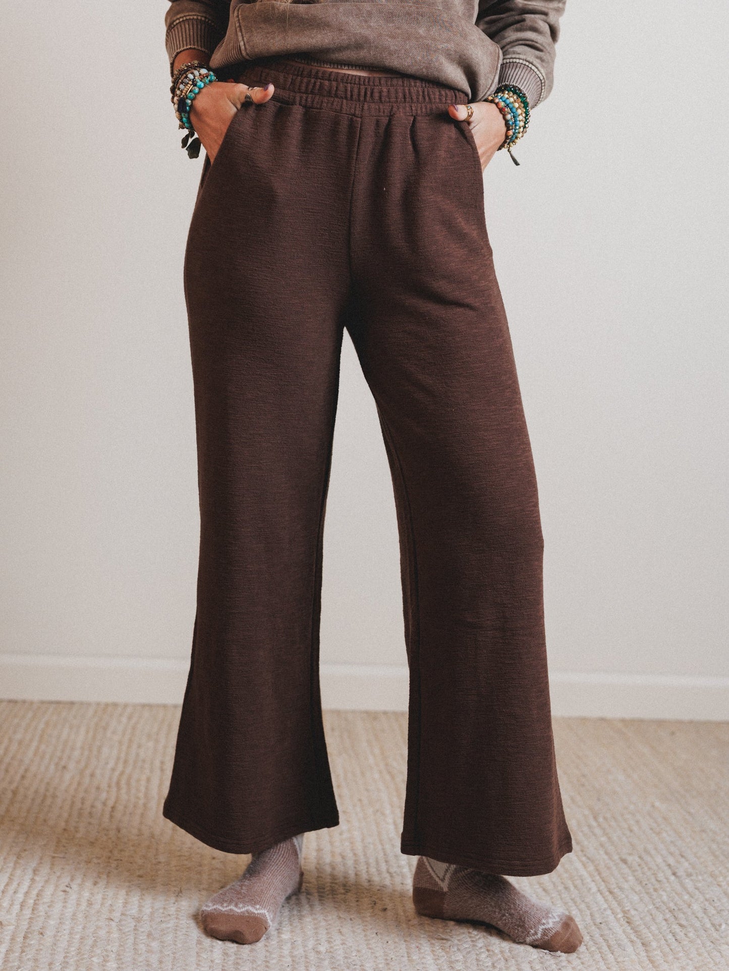Sky Valley Lounge Pants - Brown