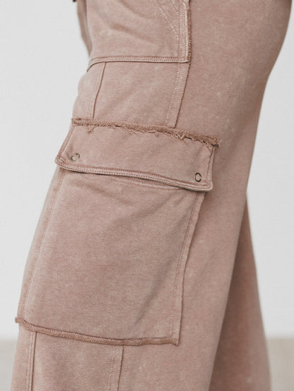 It's a Match Wide Leg Pants - Mocha Mousse