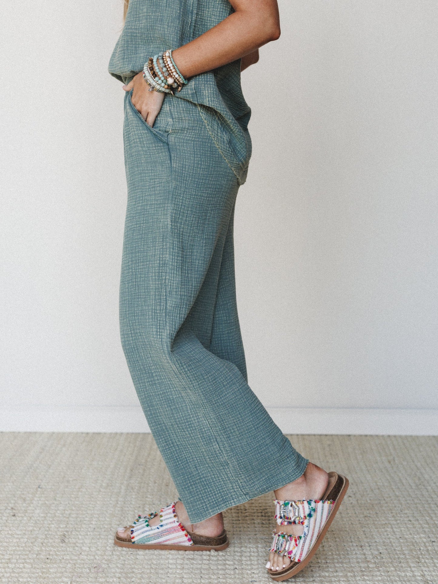 On A Trip Pants - Ash Jade