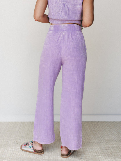 On A Trip Pants - Lavender