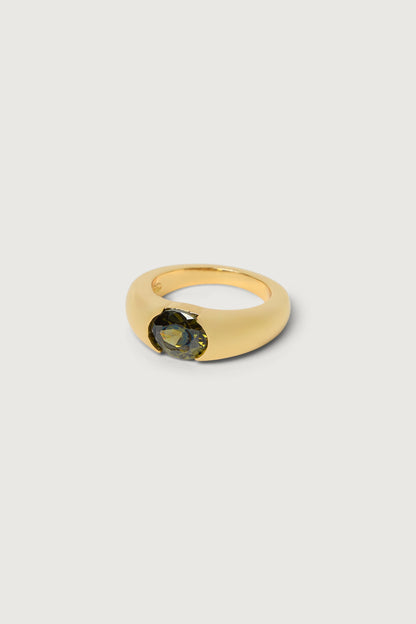 ELLIPSE ZIRCONIA RING