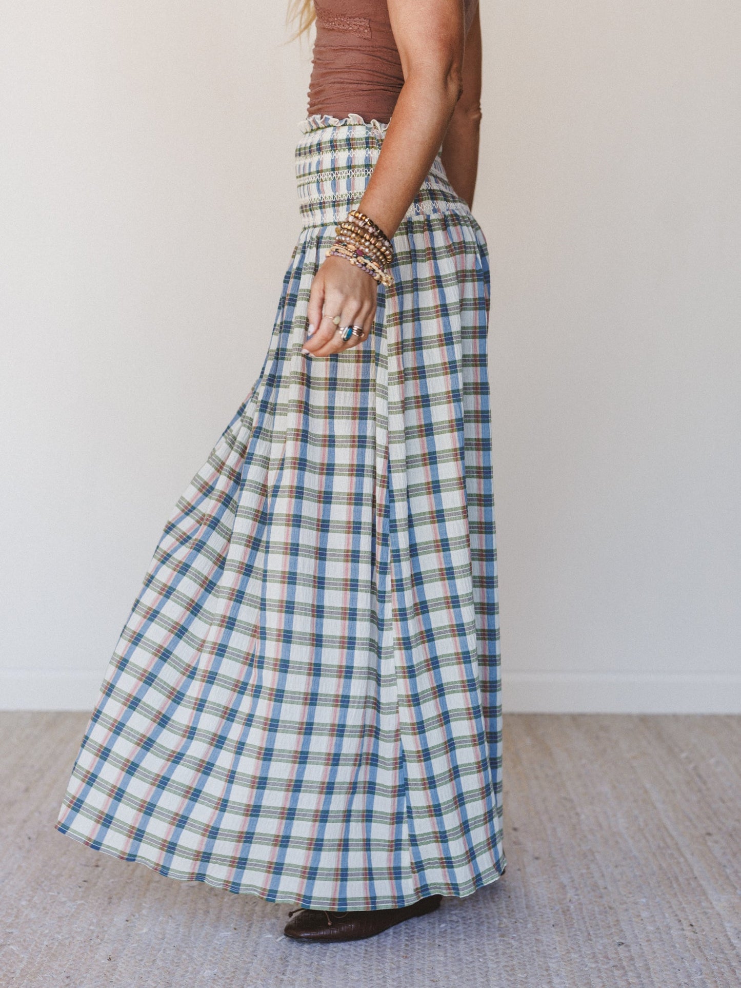 Journey Home Maxi Skirt  - Denim