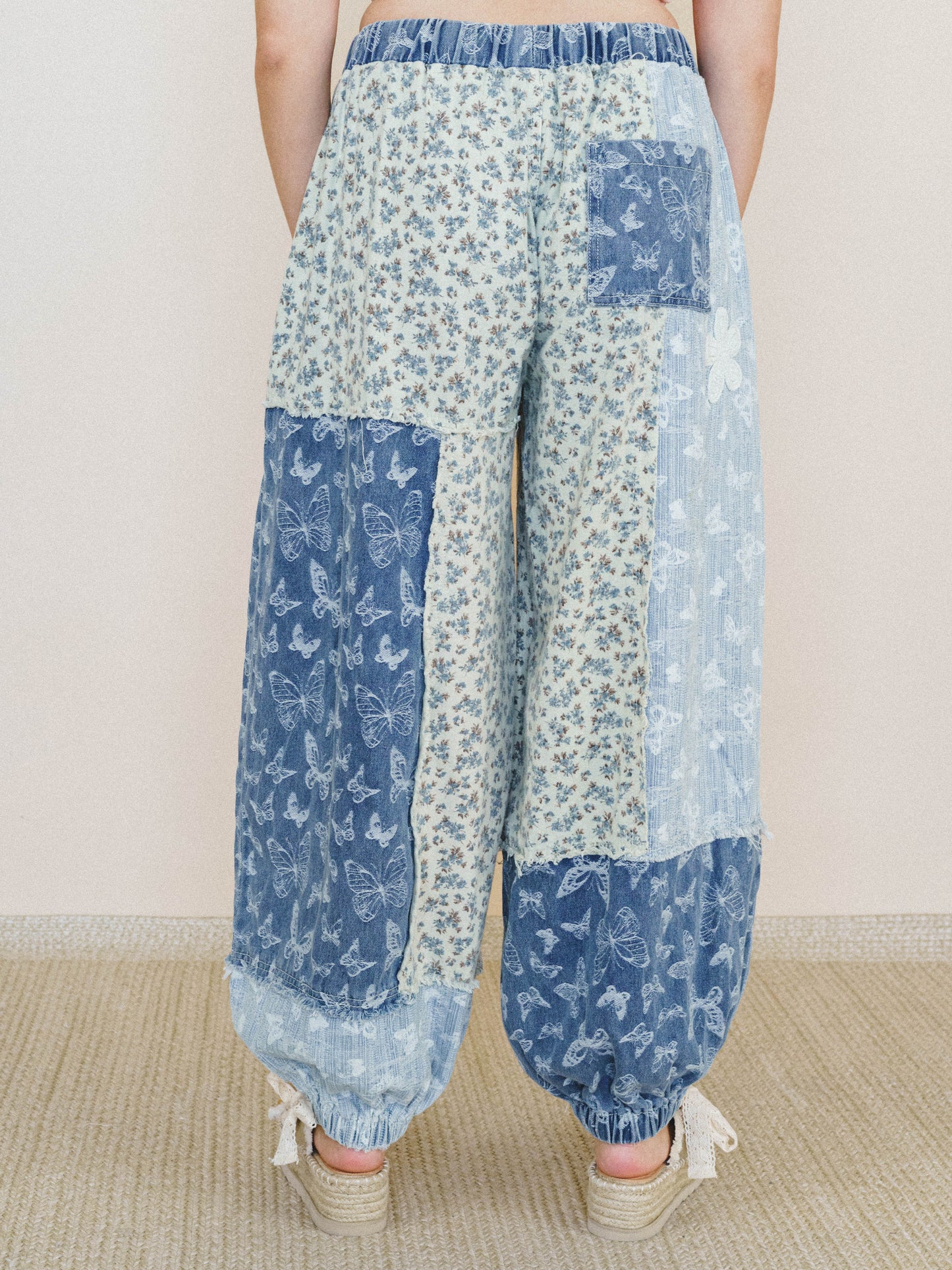 Sweet Harmony Pants - Blue Butterfly Multi