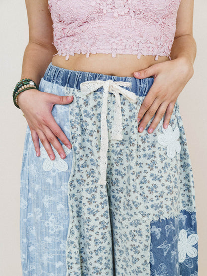 Sweet Harmony Pants - Blue Butterfly Multi