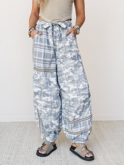 Called in the Wild Pants - Black Camo