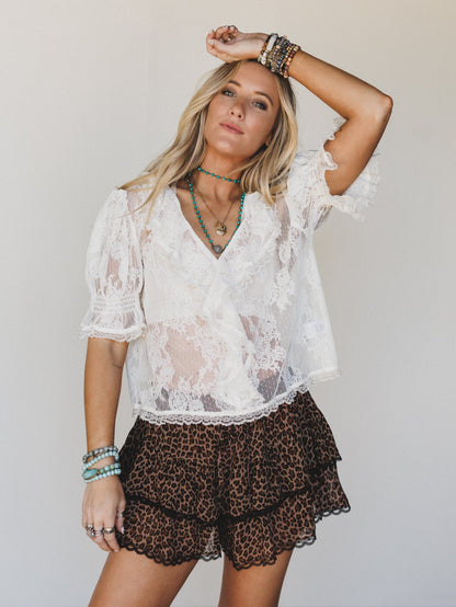 Wild Calling Skort - Leopard