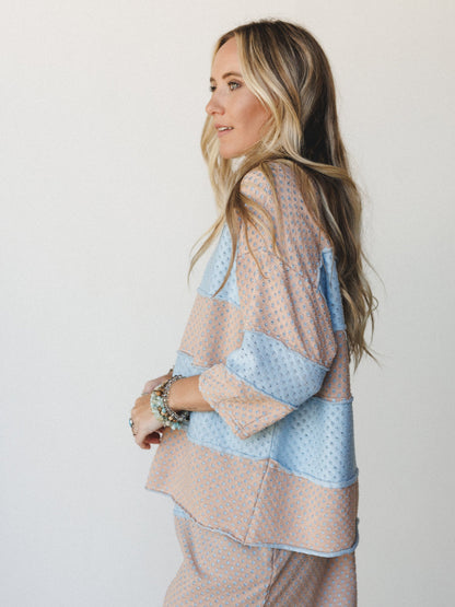 Cool Summers Top - Blue Mocha