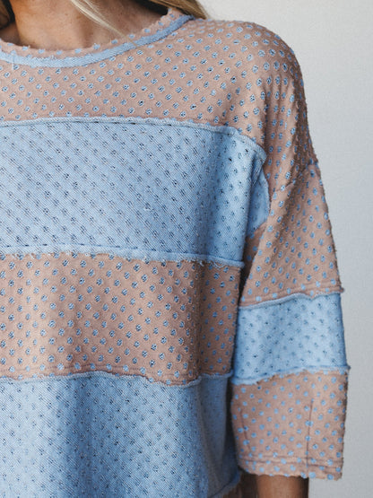 Cool Summers Top - Blue Mocha