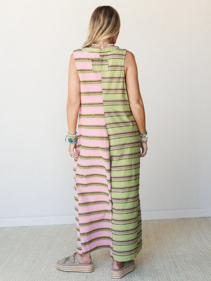 The Nest Cruise Lines Jumpsuit - Brown Pink