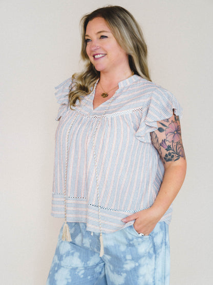 Meadow Sunrise Blouse
 - Denim