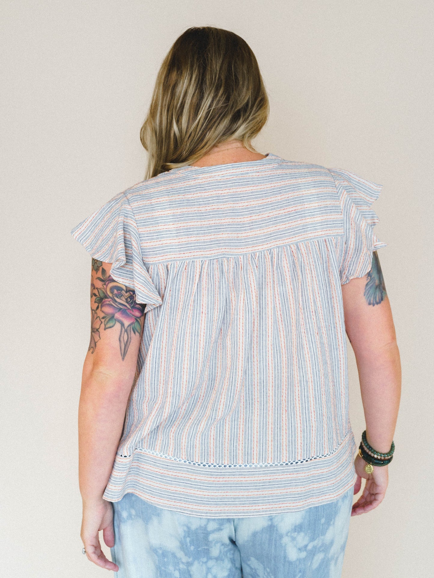 Meadow Sunrise Blouse
 - Denim