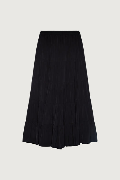 TIERED MAXI SKIRT