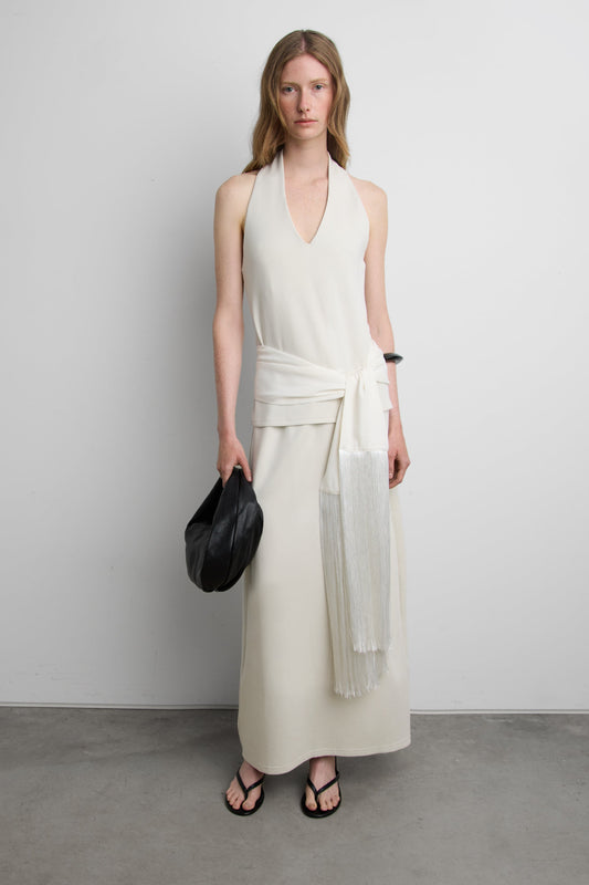 JERSEY SKIRT WITH PINTUCK DETAIL