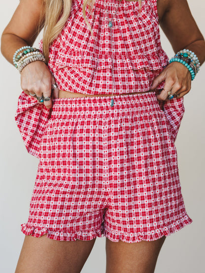 Mod Mood Shorts - Red