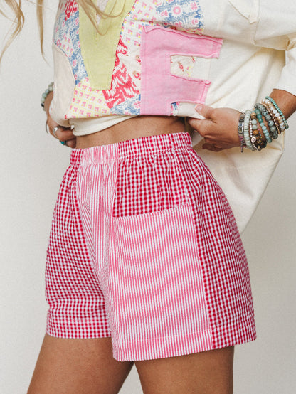 Spring Song Shorts - Red