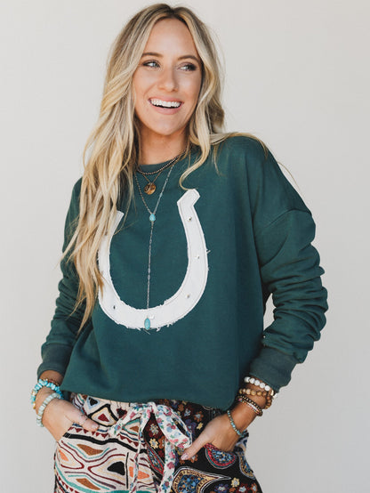 Lucky Lady Sweatshirt - Rainforest
