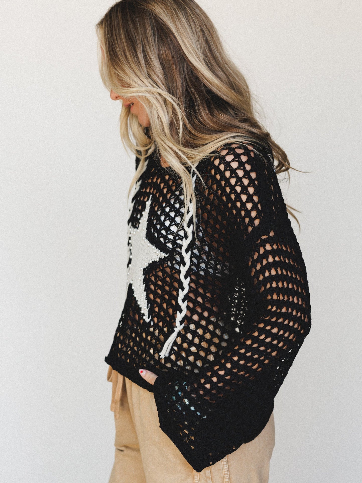 She's a Star Top - Black