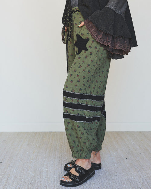 Star Child Pants - Moss Green