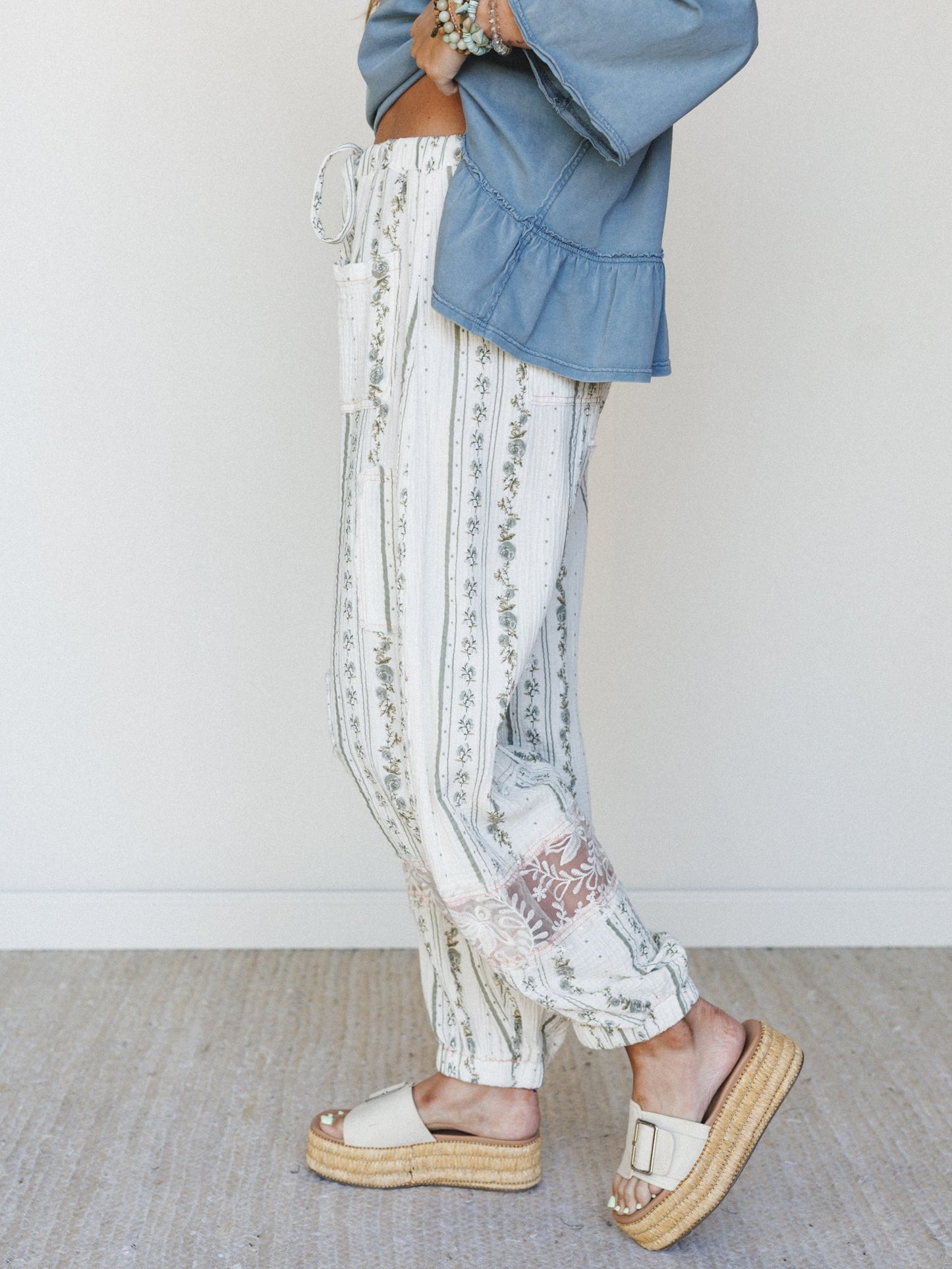 Calm Waves Pants - Natural