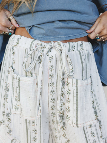 Calm Waves Pants - Natural