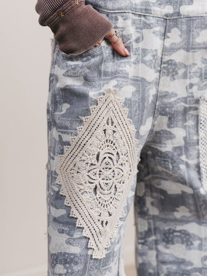 Camo Calling Overalls - Almond Camo