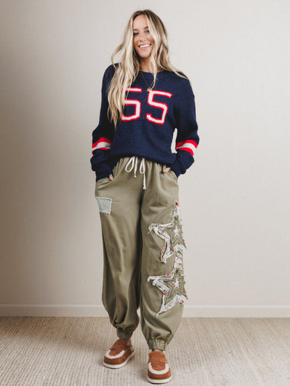 Star Cool Pants - Olive