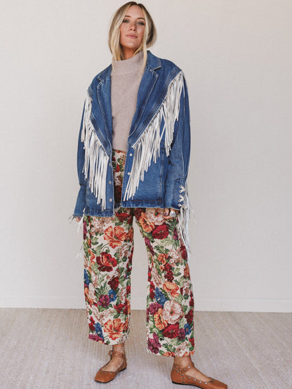 Rosy Drift Pants - Red