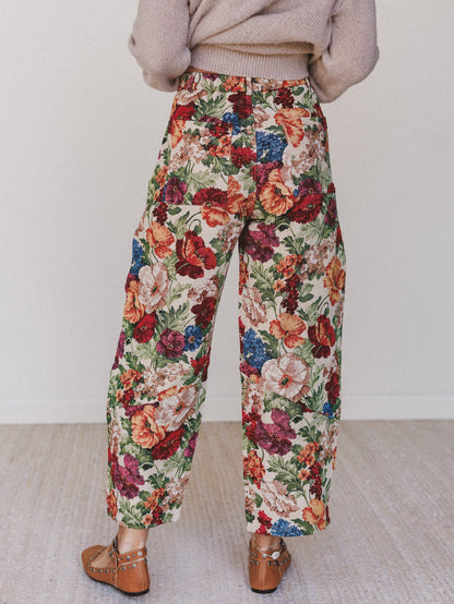 Rosy Drift Pants - Red