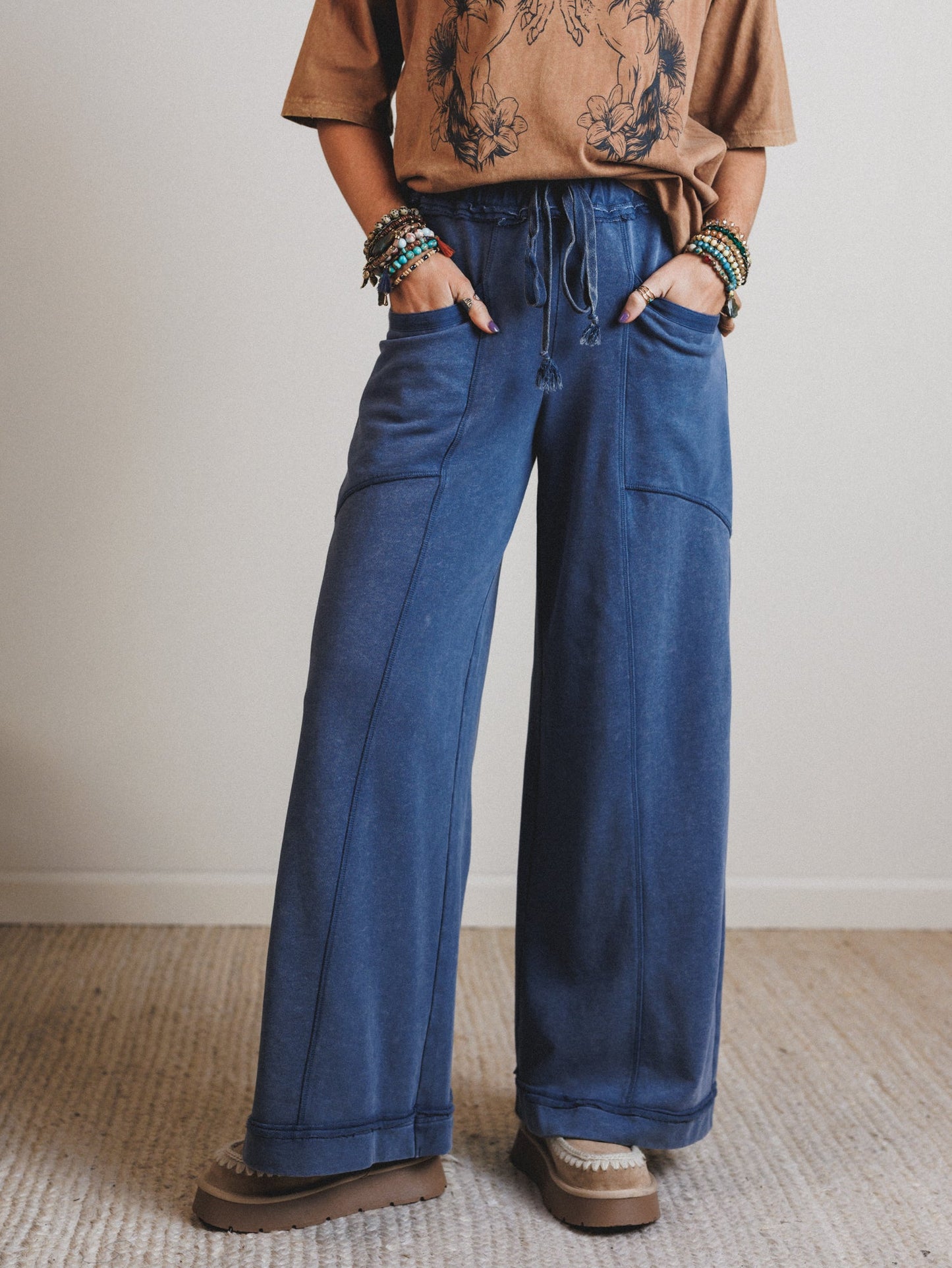 Soft Comfort Lounge Pants - Denim