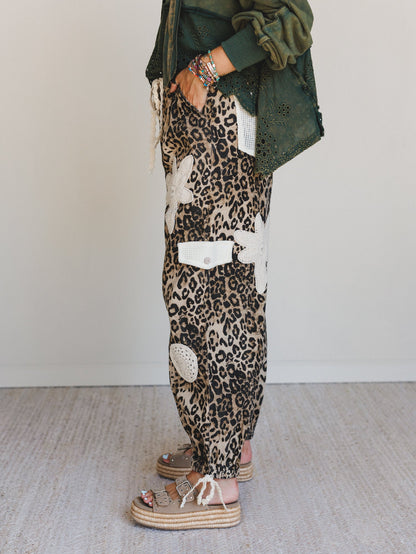 Fierce Flight Pants - Leopard Multi
