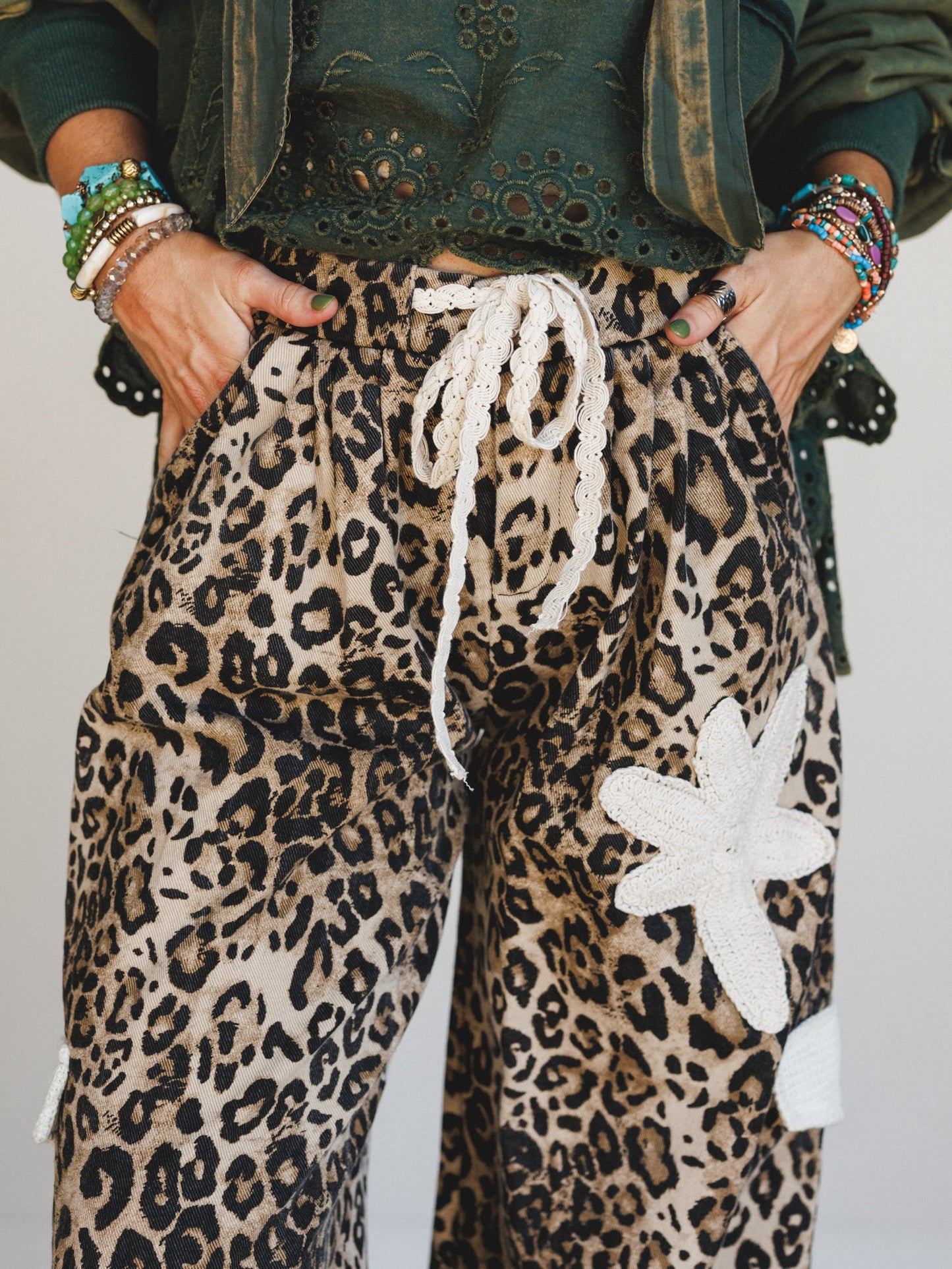 Fierce Flight Pants - Leopard Multi