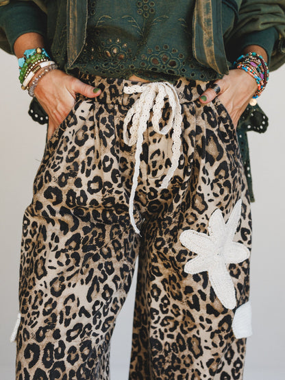 Fierce Flight Pants - Leopard Multi