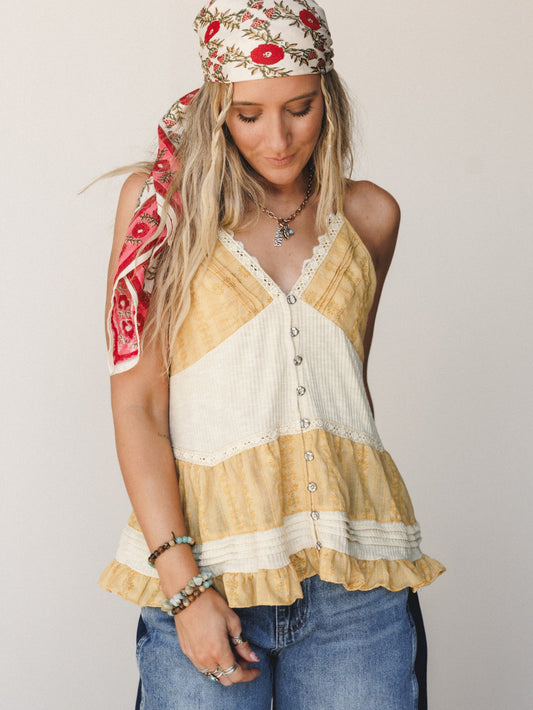 Raining Willow Top - Honey