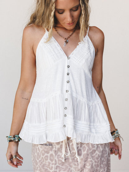 Raining Willow Top  - Off White