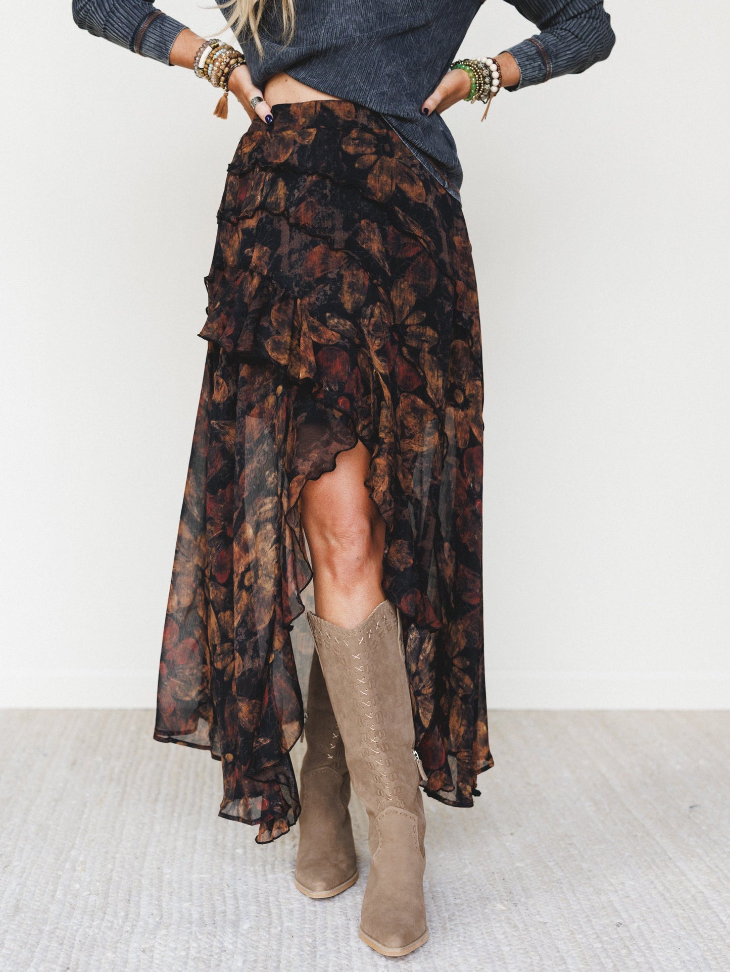 Frill Seeker Skirt - Black